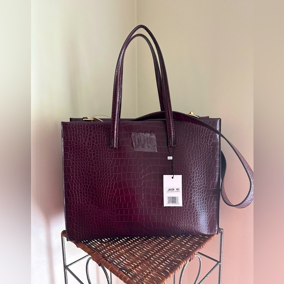 🆕Jason Wu Black Cherry Croc| NWT| details in description - Picture 3 of 5